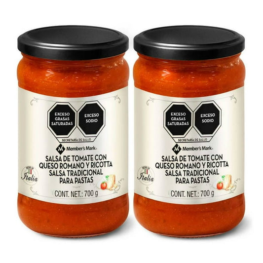 Member's Mark Pasta Tomato Sauce with Romano and Ricotta Cheese 2 / 700 g