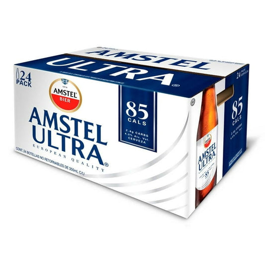 Amstel Ultra: Premium Light Lager - 24 Pack (355 ml Bottles)