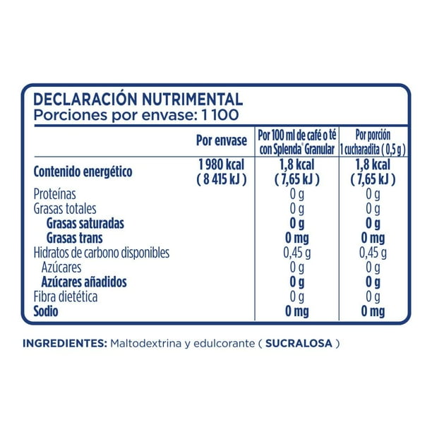 Splenda Sweetener for Baking, 550 g
