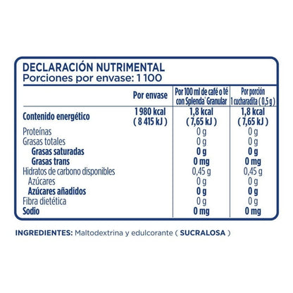 Splenda Sweetener for Baking, 550 g