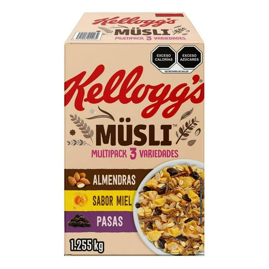 Kellogg’s Muesli Variety: Almonds, Honey, and Raisins