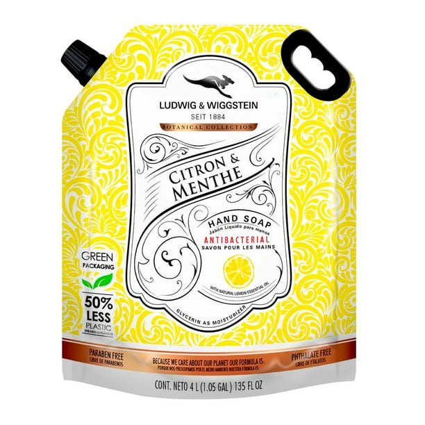 Ludwig & Wiggstein Botanical Collection Liquid Hand Soap - 4L