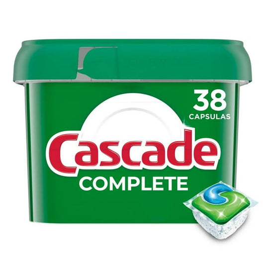 Cascade Complete Dishwasher Detergent ActionPacs 38un
