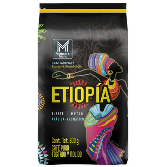 Member's Mark Ethiopia Pure Roasted and Ground Coffee, 900 g