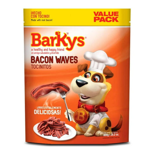Barkys Bacon Flavored Dog Treats, 800 g