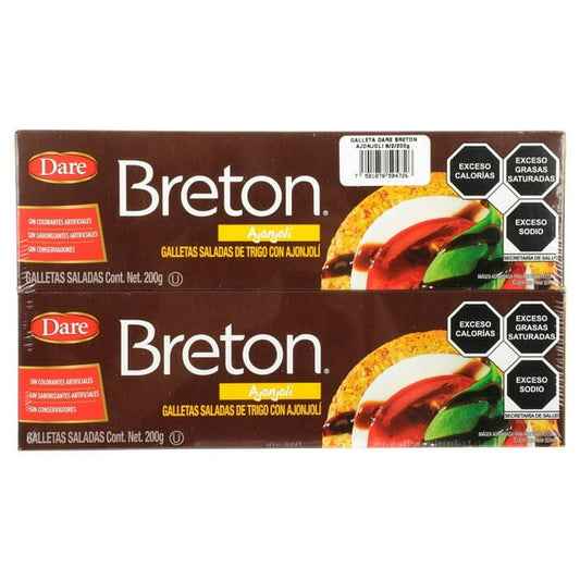 Dare Breton Sesame Crackers, 2-Pack (7 oz / 200 g each)