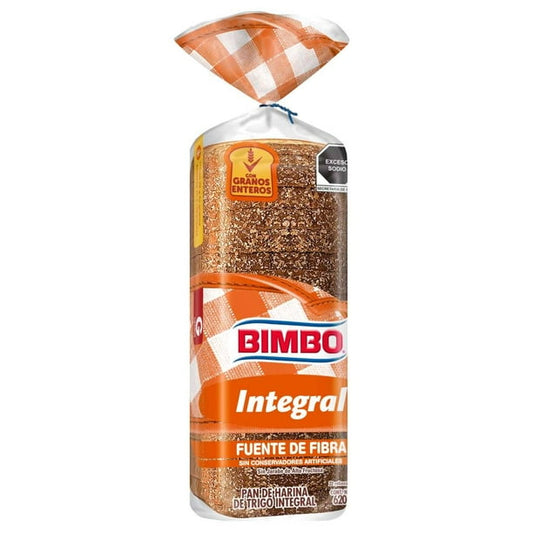 Bimbo Whole Wheat Sandwich Bread (or Loaf) 2/610gr