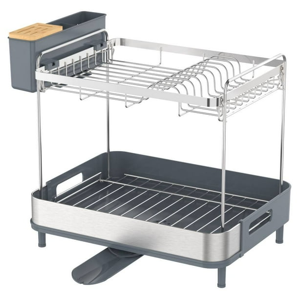 Member's Mark 2-Tier Stainless Steel Dish Drying Rack