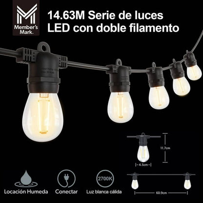 Member´s Mark Led String Lights 24 Bulbs