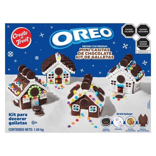 Oreo Mini Chocolate House Holiday Cookie Decorating Kit (1.04 kg)