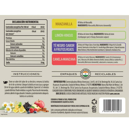 Member's Mark Assorted Tea Bag Pack, 120-count