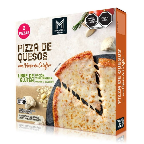 Member's Mark Cheese Pizza with Cauliflower Crust 2-pack (425 g each)