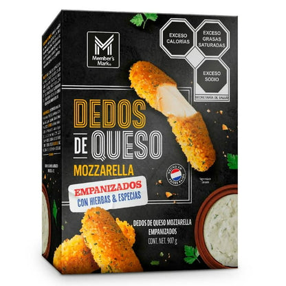 Member's Mark Mozzarella Cheese Sticks Breaded with Herbs and Spices 907 g