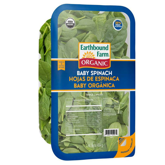Earthbound Farm Organic Baby Spinach (454 g)
