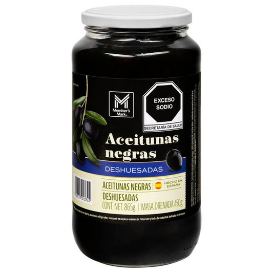 Member's Mark Pitted Black Olives, 865 g