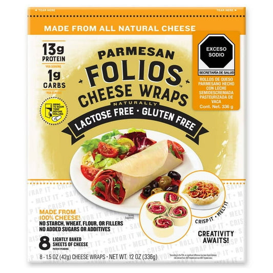 Folios Parmesan Cheese Wraps, 336 g
