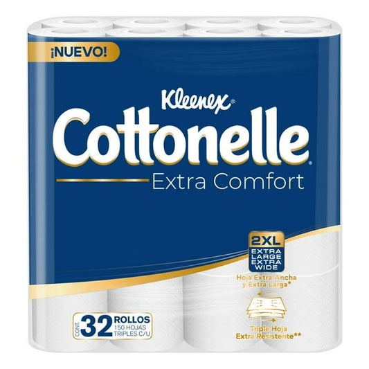 Cottonelle Extra Comfort Toilet Paper 32 Rolls