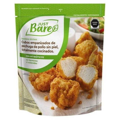 Just Bare: Lightly Breaded Chicken Breast Chunks - 1.8 kg (4 lbs)