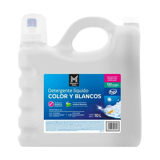 Member's Mark Liquid Laundry Detergent for Whites and Colors 10 L