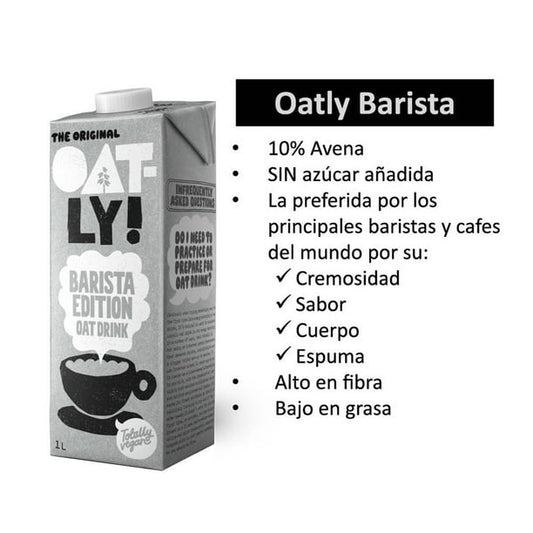 Oatly Barista Edition Oat Beverage (10% Oat Content), 6 units of 1 L each
