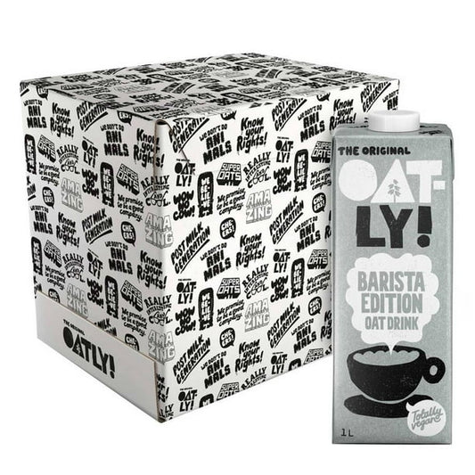Oatly Barista Edition Oat Beverage (10% Oat Content), 6 units of 1 L each
