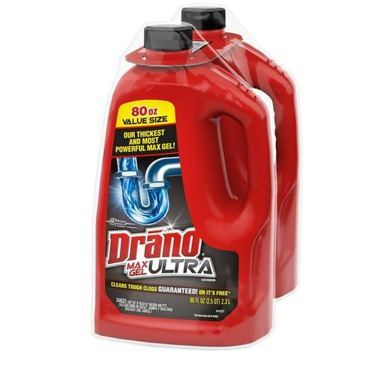 Drano Clog Remover, 2 / 2.3 L