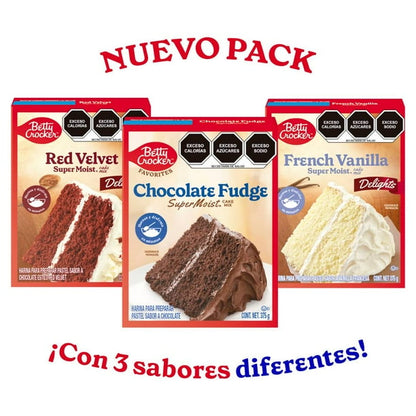 Betty Crocker Cake Mix, 3 Pack