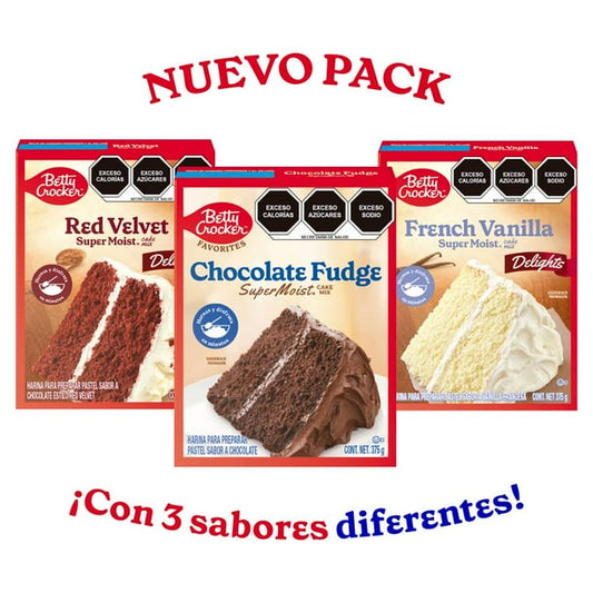 Betty Crocker Cake Mix, 3 Pack