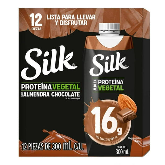 Silk Vegetable Drink Protein Almond Chocolate Flavor 12 / 300 ml