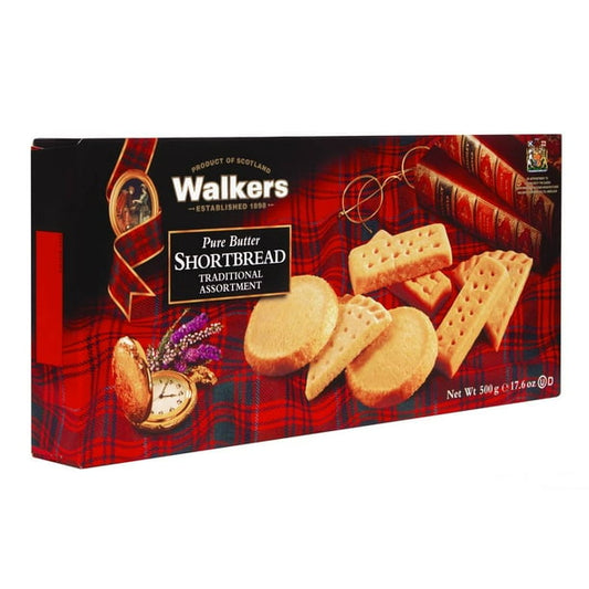 Walkers Shortbread Assorted Butter Cookies, 17.6 oz / 500 g