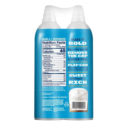 Cold Foam Coffee Toppers Very Vanilla - 2-pack (425 g each)