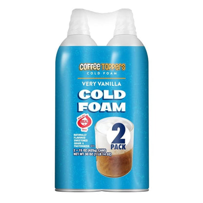Cold Foam Coffee Toppers Very Vanilla - 2-pack (425 g each)