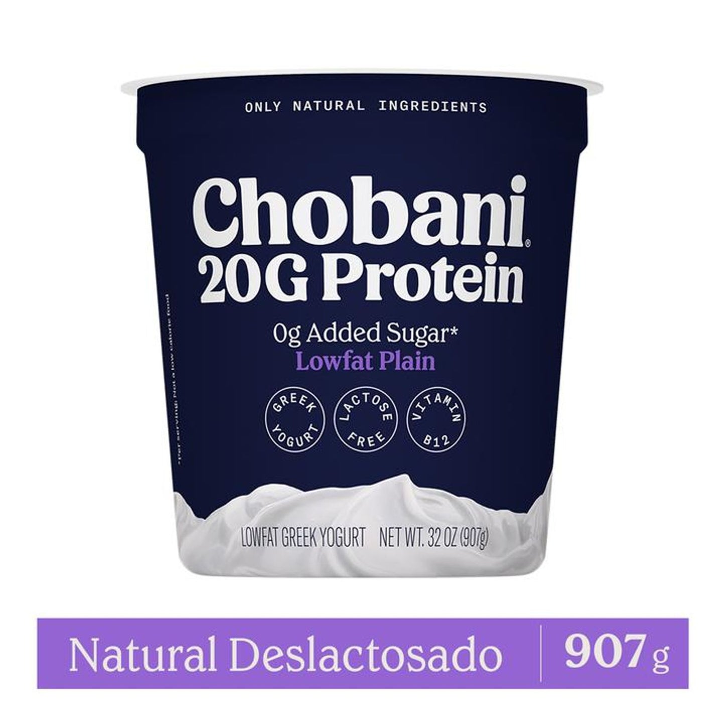 Chobani: Lactose-Free Greek Yogurt - Plain (907g / 32 oz)