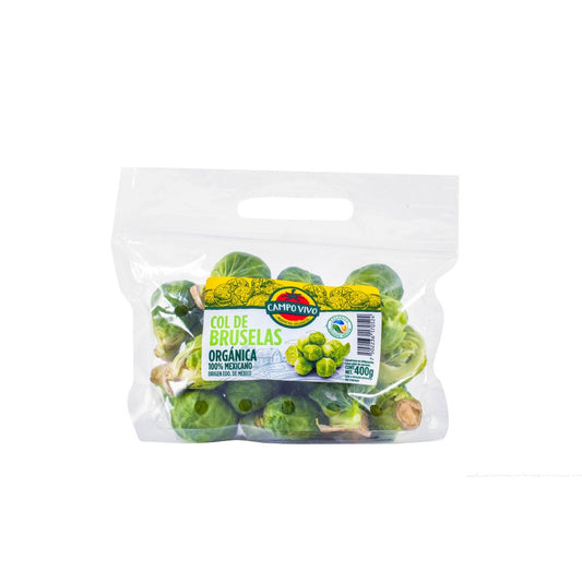 Campo Vivo Organic Brussels Sprouts - 400g (14.1 oz) Bag
