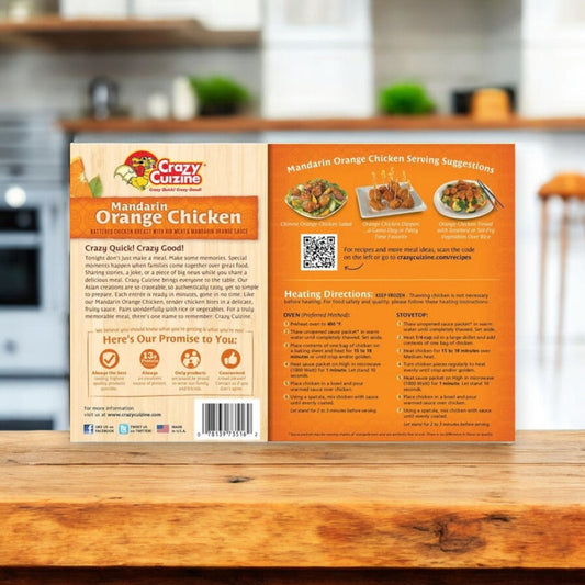 Crazy Cuizine Mandarin Orange Chicken, 66 oz