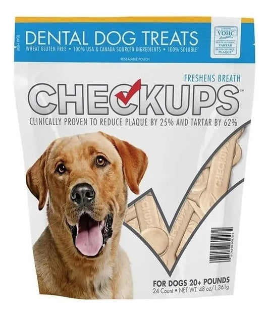 Checkups Dog Treats, 24 pieces
