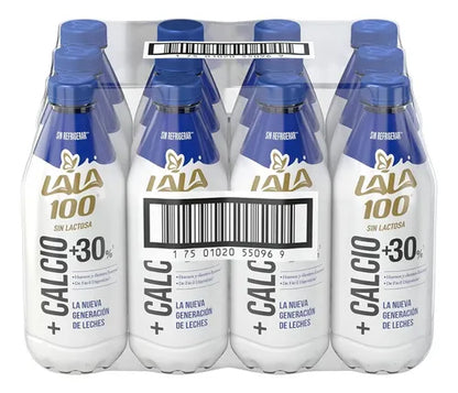 Lala 100 Lactose-Free UHT +Calcium 12 pz 1L