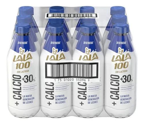 Lala 100 Lactose-Free UHT +Calcium 12 pz 1L