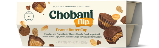 Chobani Flip  Peanut Butter Cup (4 Pack 128 grs)