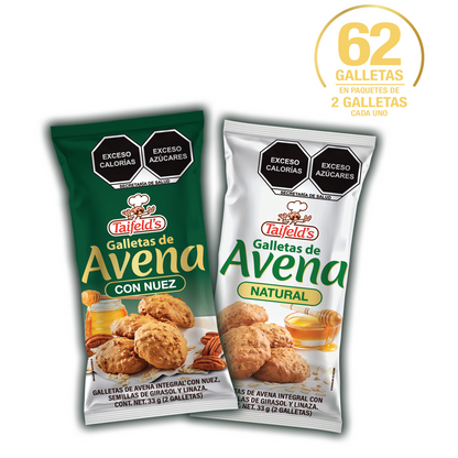 Taifeld's Oatmeal Cookies Mix (Plain & with Walnut) 1kg