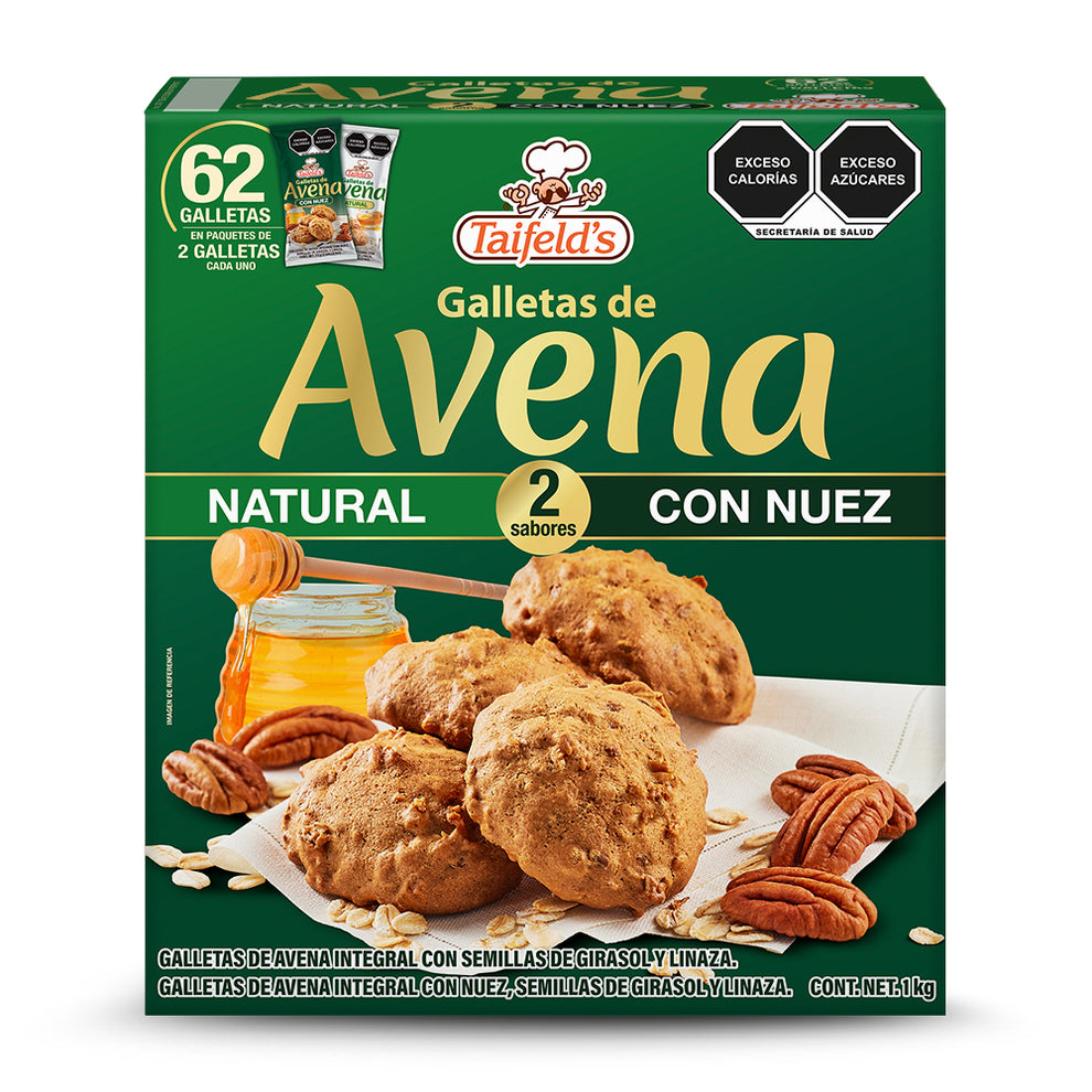 Taifeld's Oatmeal Cookies Mix (Plain & with Walnut) 1kg
