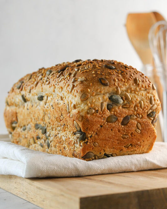 Sourdough Sandwich Bread with Seeds