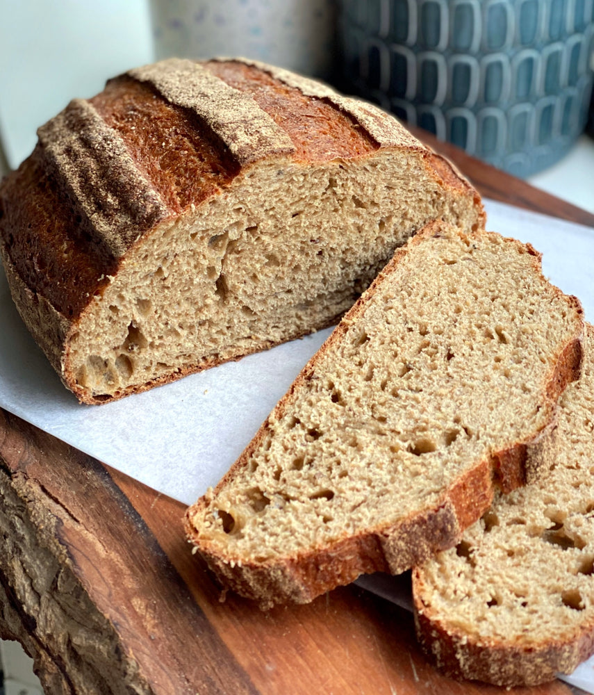 Dalarna - Whole Wheat, Rye, and Caraway Sourdough Bread
