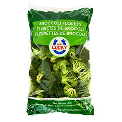 Mr. Lucky Washed and Sanitized Fresh Broccoli Florets (1.36 kg)