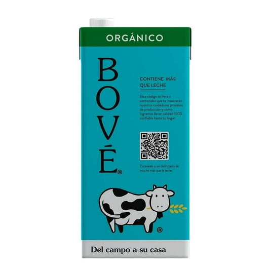Bové: Organic Whole Milk - UHT / Shelf-Stable (1 Liter)