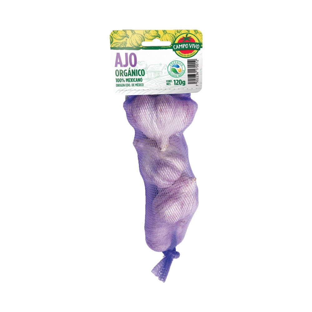 Campo Vivo Organic Garlic - 120g