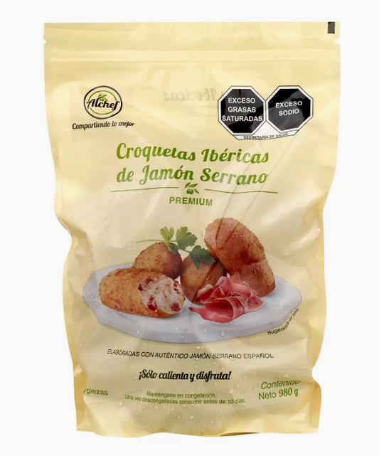 Alchef Iberian Serrano Ham Croquettes (34 ct)