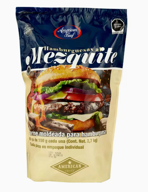 American Beef Mesquite Burgers (2.7 kg)