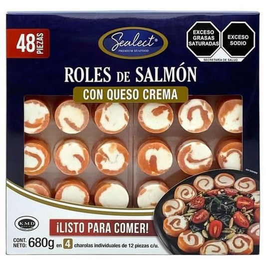 Saelect Salmon Cream Cheese Rolls 680 g