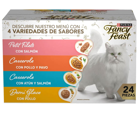 Fancy Feast Multi-Flavor Wet Cat Food Variety Pack (24-Count)
